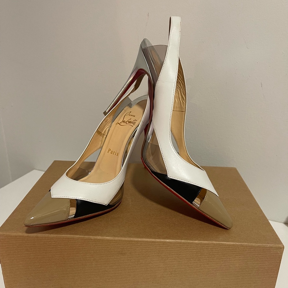 Christian Louboutin slingback pumps